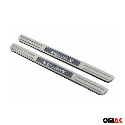Einstiegsleisten Türschweller Exclusive für Peugeot Partner 2008-2026 Chrom 2x
