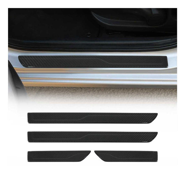 Einstiegsleisten für Hyundai Elantra 7 Stufenheck 2021-2026 Kohlefaser Carbon 4x