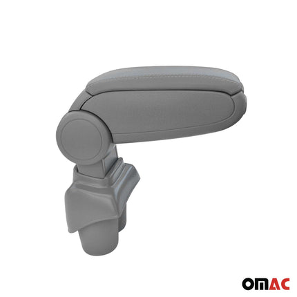 Mittelarmlehne Armlehne Mittelkonsole für VW Caddy 2003-2020 PU-Leder ABS Grau