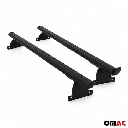 Dachträger Grundtäger für Honda CR-V IV 2013-2018 75kg Aluminium Schwarz 2 tlg