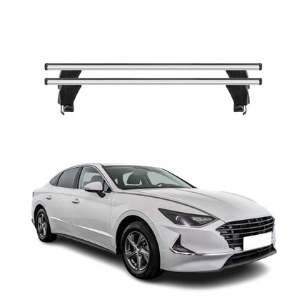 Menabo Dachträger Grundträger für Hyundai Sonata VIII 2020-2026 Alu Grau 2tlg