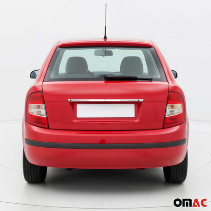 Kofferraumleiste Heckklappe Leisten für Skoda Fabia 2000-2007 Edelstahl Chrom