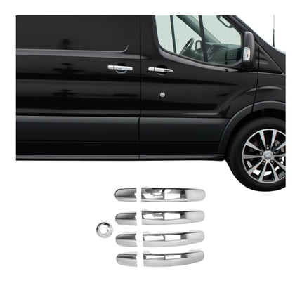 Chrom Türgriff Blende für Ford Tourneo Custom 2012-2024 Edelstahl 8tlg