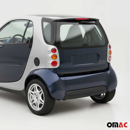 Kofferraumleiste Heckleiste für Smart ForTwo 451 2007-2015 Edelstahl Dunkel