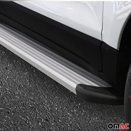 Seitenschweller Trittbretter Schweller für Citroen C5 Aircross 2018-2025 Alu