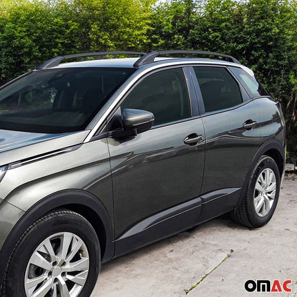 Dachreling Dachgepäckträger Relingträger für Ford Kuga II 2012-19 Alu Schwarz 2x
