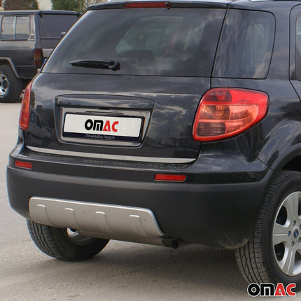 Kofferraumleiste Heckleiste für Fiat Sedici 2006-2014 Untere Chrom Edelstahl