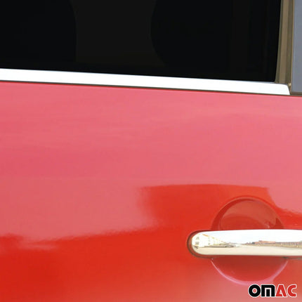 Fensterleisten Zierleisten für VW Caddy 2003-2015 Edelstahl Chrom 4tlg