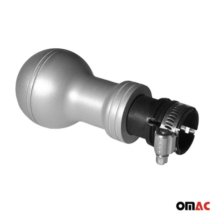 Schaltknauf Schaltknopf für VW Golf Cabriolet 1979-1993 Manuelle Alu Silber