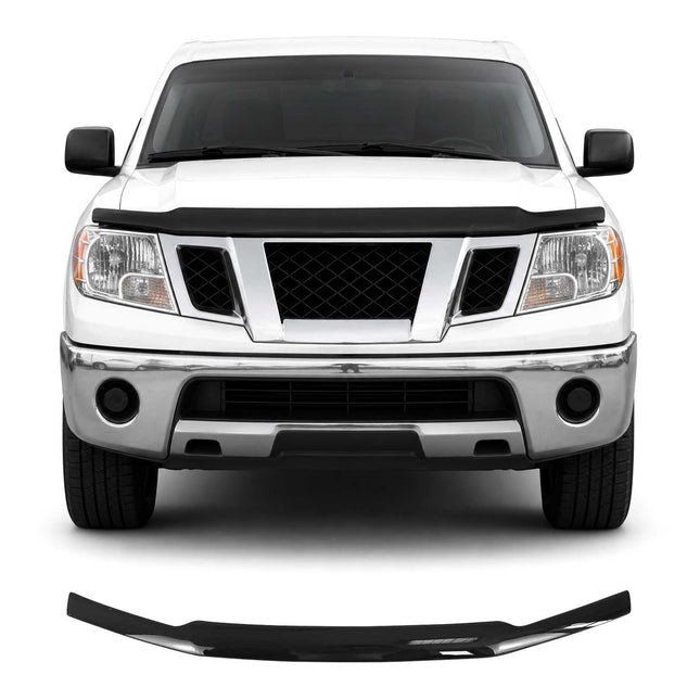 Motorhaube Deflektor Insektenschutz für Nissan Frontier 2005-2020 Dunkel