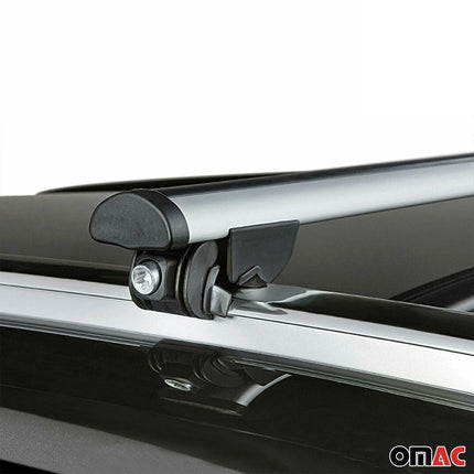 Dachträger Grundtäger für VW Cross UP 2013-2019 100kg Aluminium Silber 2 tlg ABE