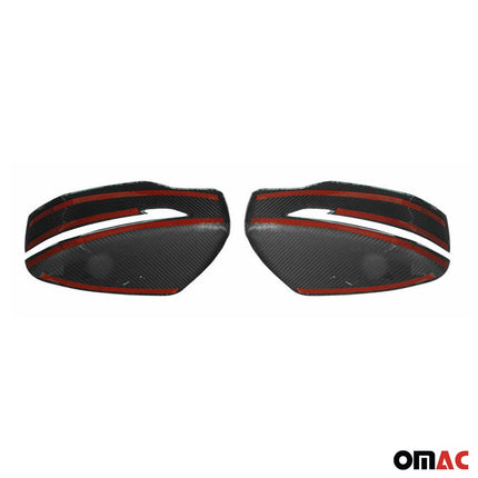 Spiegelkappen Spiegelabdeckung für Nissan Qashqai J11 2014-21 Kohlefaser Carbon