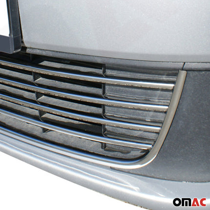 Kühlergrill Leisten Grillleisten für VW Caddy Comfortline 2010-2015 Chrom 5x
