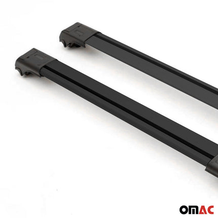 Dachträger Grundtäger für Land Rover Freelander I 1998-2006 75kg Schwarz Alu 2x
