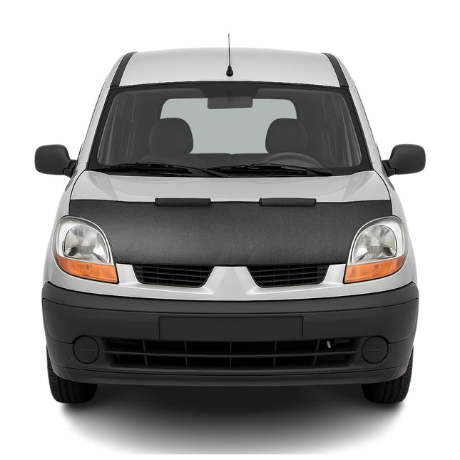 Haubenbra Steinschlagschutz für Renault Kangoo Facelift 2004-2008 Carbon Halb