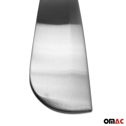 Kofferraumleiste Chrom für Nissan Qashqai +2 2008-2014 Schlüssel Gebürstet