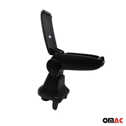 Mittelarmlehne Armlehne für Renault Clio 2012-2019 PU-Leder ABS Schwarz