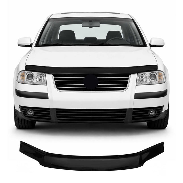 Motorhaube Deflektor Steinschlagschutz für VW Passat B5 GP 2000-2005 Schwarz
