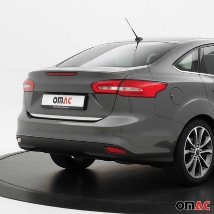 Kofferraumleiste Heckleiste für Ford Focus Schrägheck 2015-2018 Edelstahl Chrom