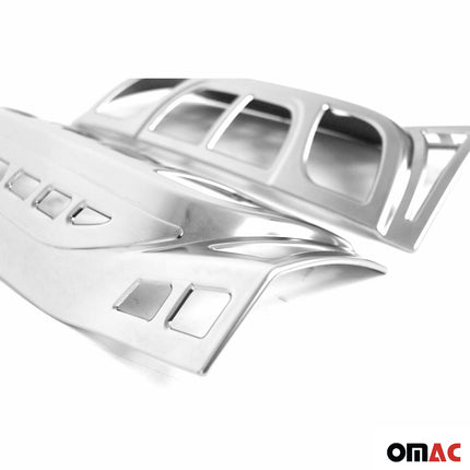 Rücklicht Leisten Heckleuchte für Fiat Fiorino Qubo 2007-2021 Chrom ABS 2tlg