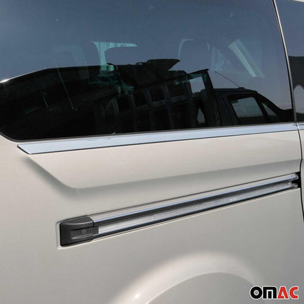 Fensterleisten Zierleisten für Ford Tourneo Custom V362 2013-2023 Chrom 8x