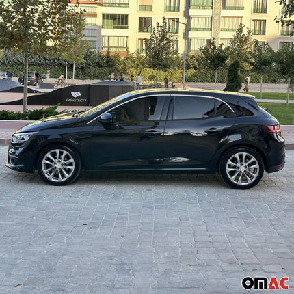 Fensterleisten Zierleisten für Renault Megane 2015-2020 Edelstahl Chrom 6tlg