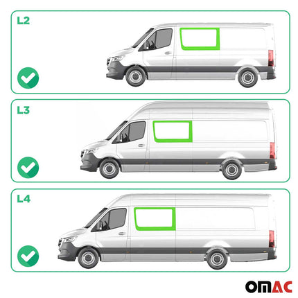 Seitenfenster für Mercedes Sprinter W907 2018-2026 Links Vorne Fenster L2 L3 L4