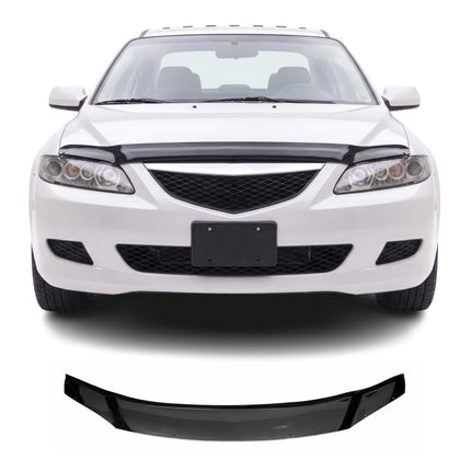 Motorhaube Deflektor Insekten Steinschlagschutz für Mazda 6 GH 2008-2012 Dunkel