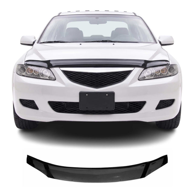 Motorhaube Deflektor Insekten Steinschlagschutz für Mazda 6 GH 2008-2012 Dunkel