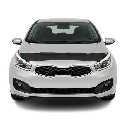 Haubenbra Steinschlagschutz Bonnet Bra für Kia Ceed 2012-2016 Schwarz Halb