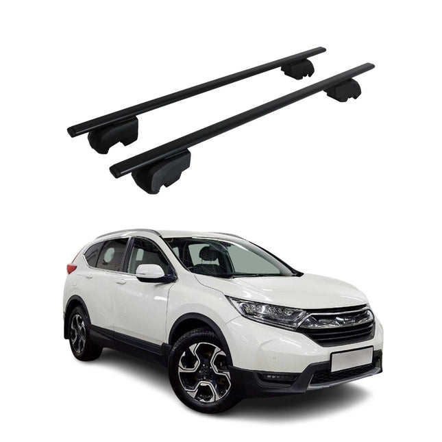Dachträger Gepäckträger für Honda CR-V 2018-2023 Grundträger ABE Schwarz 2x