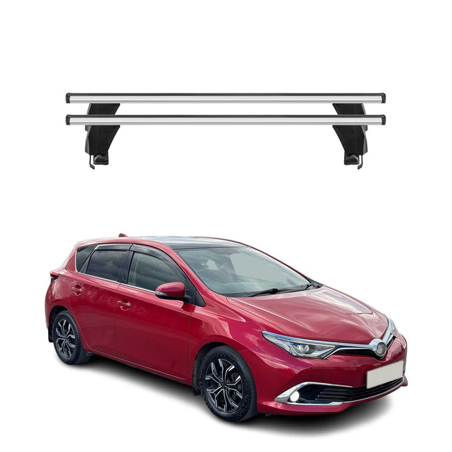 Menabo Dachträger für Toyota Corolla E210 Kombi Schrägheck 2019-26 Alu Silber 2x
