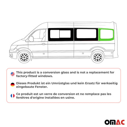 Seitenfenster Sicherheitsglas für MAN TGE 2017-2026 Auto Links L3 Schwarz