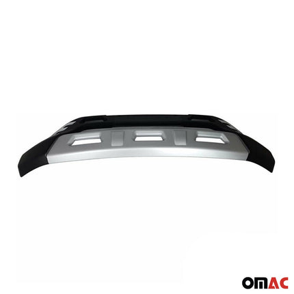 Heckdiffusor Stoßstange Heckansatz für Hyundai ix35 2010-2012 Silber Schwarz 2x