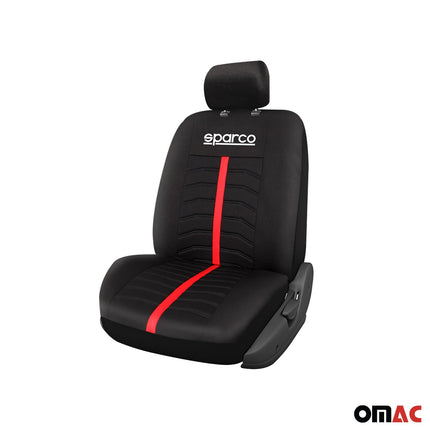SPARCO Sitzbezüge Schonbezüge Autositzbezüge Universell Rot Vordersitze Hinten