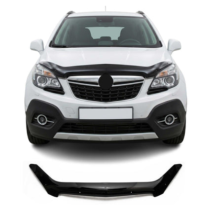 Motorhaube Deflektor Insekten Steinschlagschutz für Opel Mokka 2012-2019 Dunkel