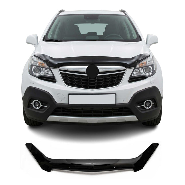 Motorhaube Deflektor Insekten Steinschlagschutz für Opel Mokka 2012-2019 Dunkel