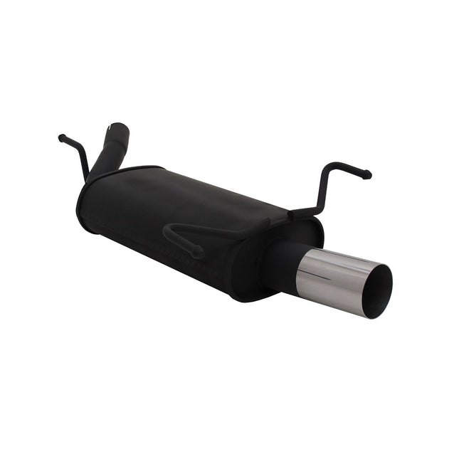 Novus Sportauspuff für Opel Corsa C 1x76mm RL-Design Endschalldämpfer mit ABE