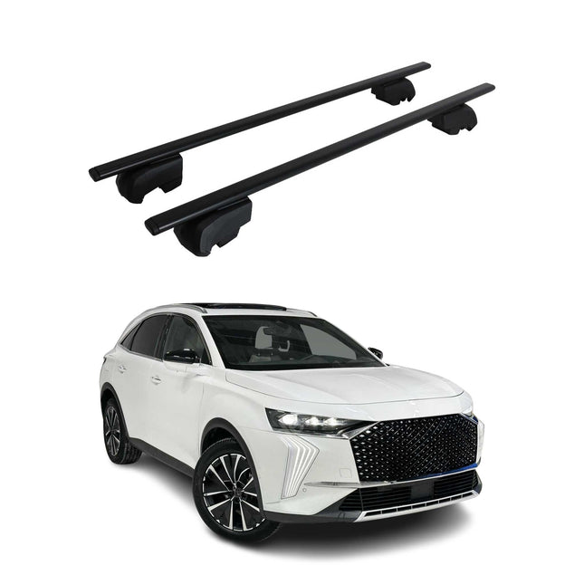 Dachträger Gepäckträger für DS7 Crossback /DS 7 2017-2026 Grundträger Schwarz 2x