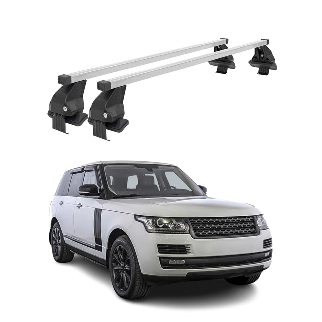 Menabo Dachträger für Land Rover Range Rover L405 2012-2022 50kg Stahl Grau 2x