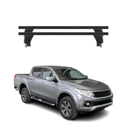 Menabo Dachträger Grundtäger für RAM 1200 2016-2019 50kg Aluminium Schwarz 2 tlg