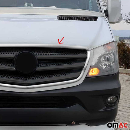 Kühlergrill Leiste Grillleisten für Mercedes Sprinter 2006-18 Edelstahl Chrom 2x