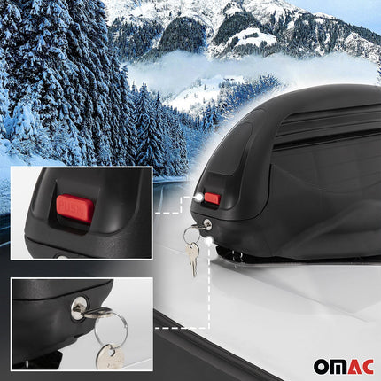 Skiträger Ski Snowboard Träger Dachträger Ski Dachträger Aconcagua Schwarz 2x