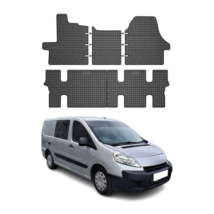 OMAC Gummi Fußmatten für Citroen Jumper 2006-2026 Automatten Gummi Schwarz 5tlg