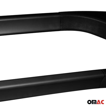 Aluminium Dachreling Relingträger für Toyota Auris 2012-2019 Schwarz 2x