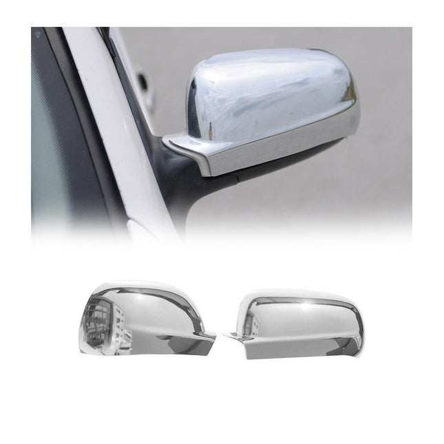Spiegelkappen Spiegelabdeckung für VW Passat 1996-2005 Chrom ABS Silber 2tlg