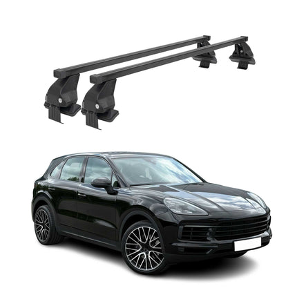 Menabo Dachträger Grundtäger für Porsche Cayenne 2019-2026 50kg Stahl Schwarz 2x