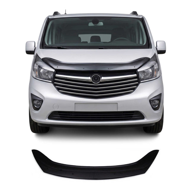 Motorhaube Deflektor Insekten Steinschlagschutz für Opel Vivaro 2014-2019 Dunkel