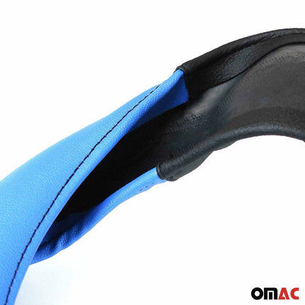 Lenkradbezug Lenkradschoner Lenkrad Abdeckung Blau-Schwarz Ø 38-40 cm