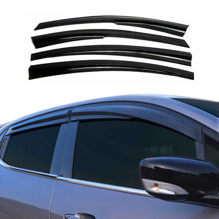 4x Windabweiser Regenabweiser für Toyota Corolla ELimo 2019-2026 Dunkel